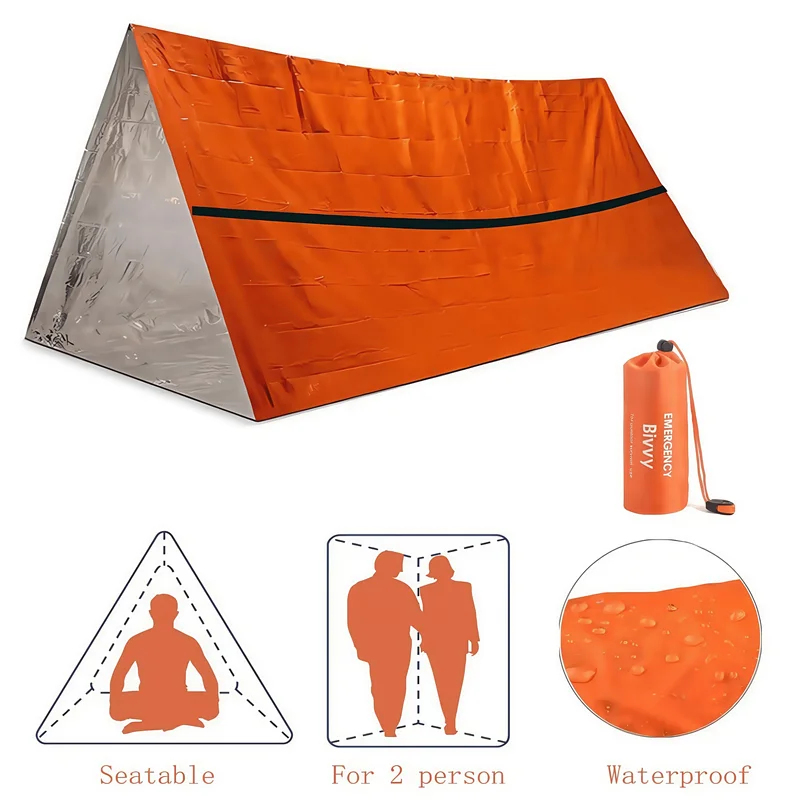 Bivy Bag Emergency - خيمة طوارئ لشخصين مقاومة للماء من