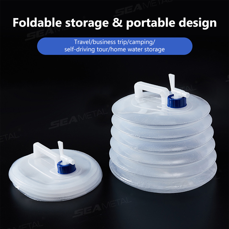 دلو سيارة قابل للطي من سيميتال - مراجعة Water Bag Collapsible وسعره